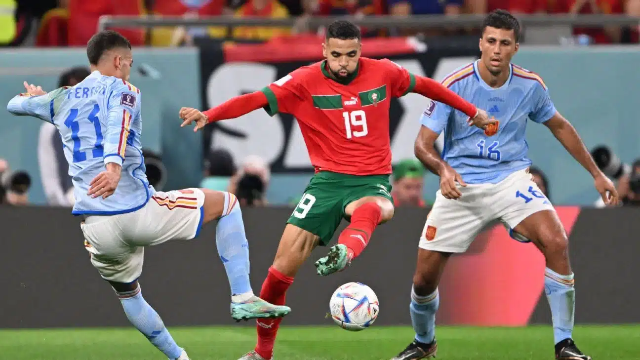 Perempatfinal Piala Dunia Maroko Lolos